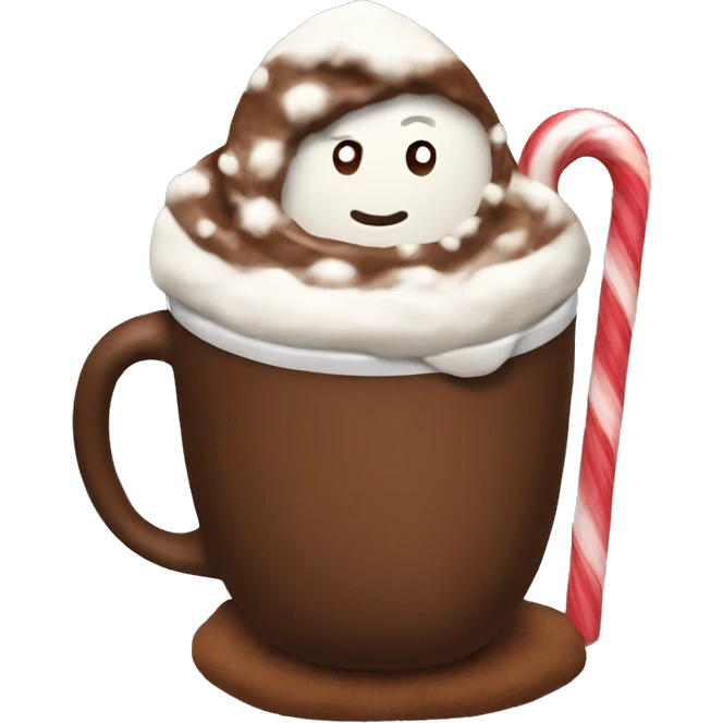 Hot coco Christmas emoji