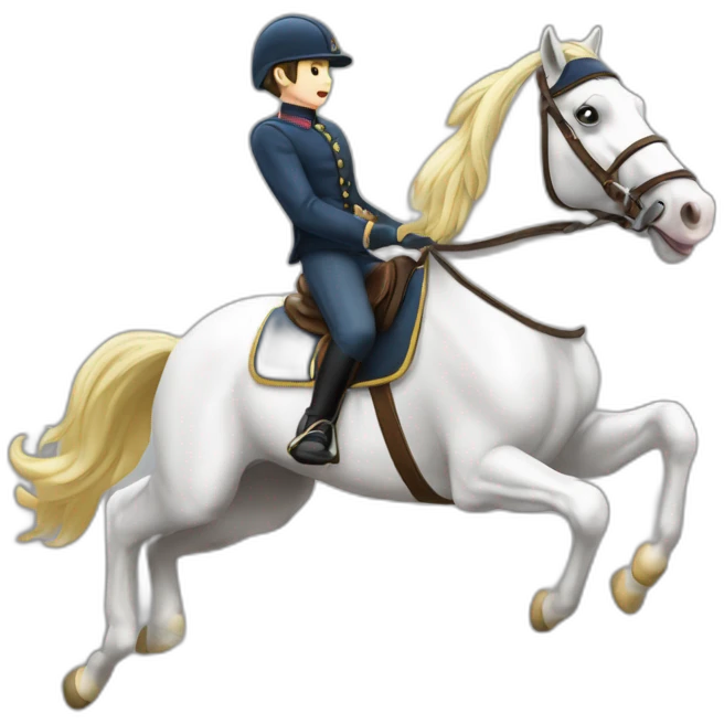 Cheval saut emoji