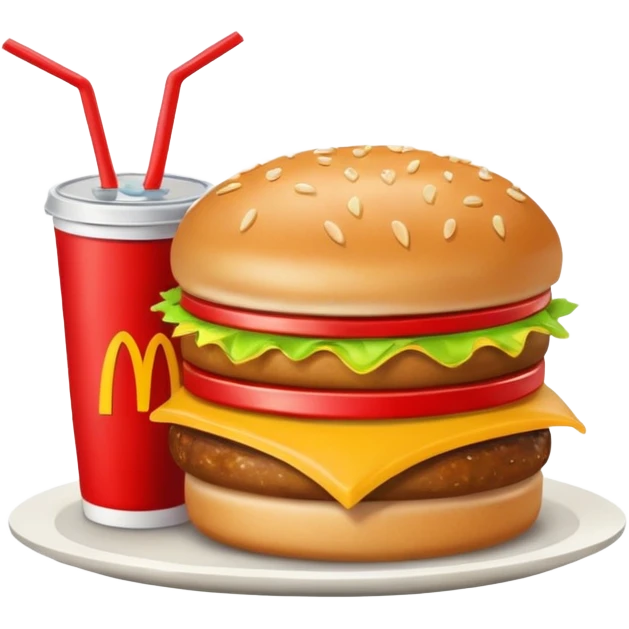 McDonald’s meal  emoji