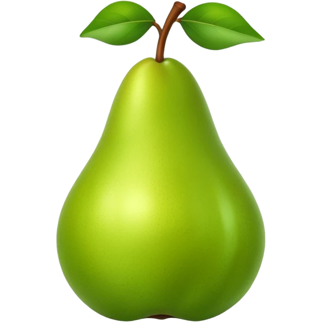 Happy birthday pear emoji