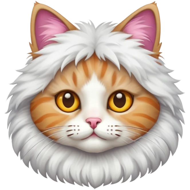 Cat being decora emoji