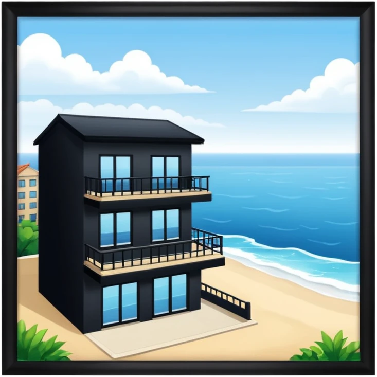 apartment with sea view emoji