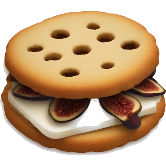 fig cookie sandwich emoji