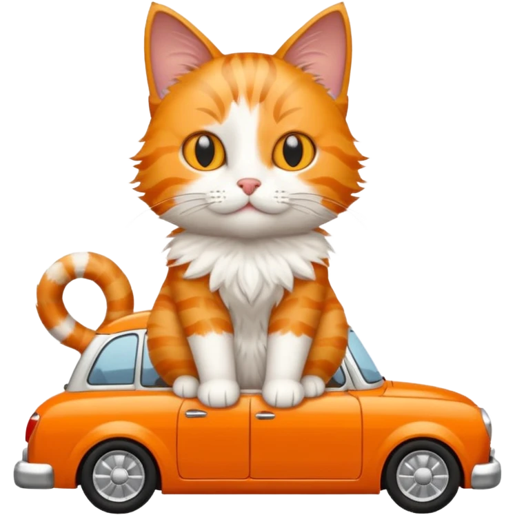 cat on car emoji