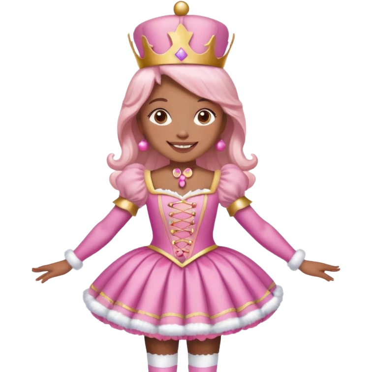 Pink, candyland, nutcracker, girl emoji