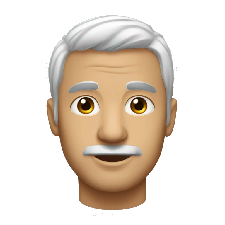 homem branco gordinho careca de ocu emoji