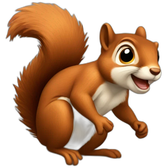 passionate squirrel emoji