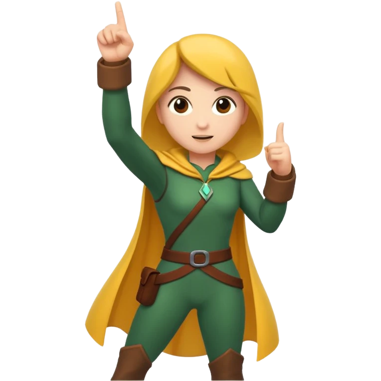 rogue character pointing up “idea” with vine spark emoji