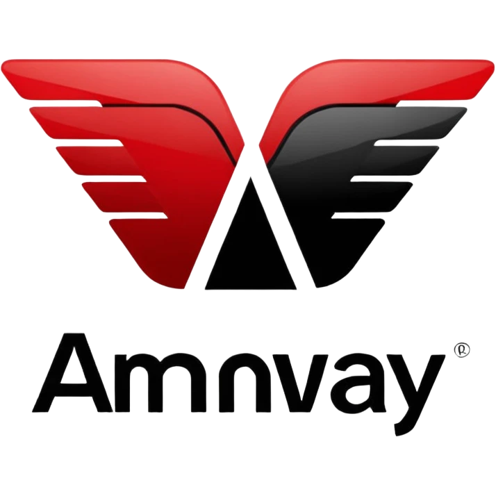 black and red amway logo Icon emoji