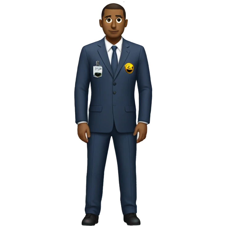 Hazard backrooms suit emoji