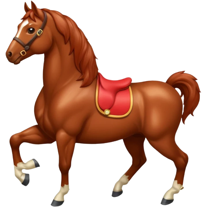 High resolution of A horse emoji