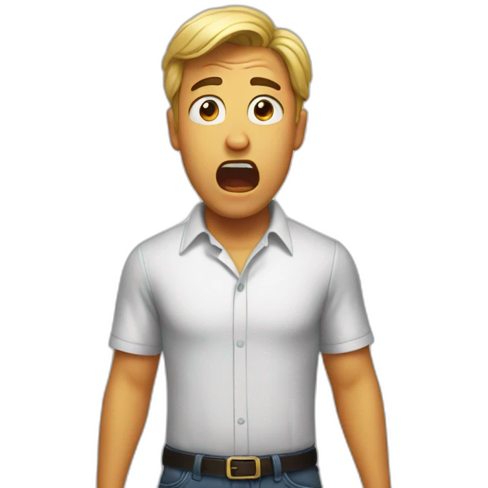 freaking out emoji