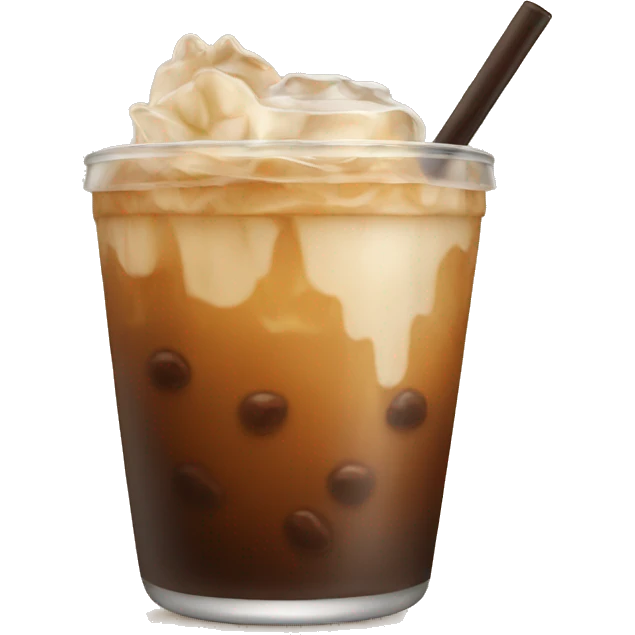 Iced coffee emoji