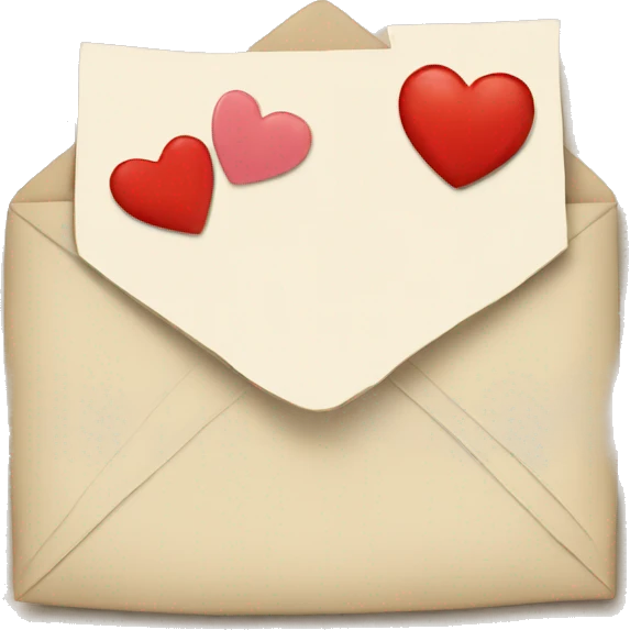 Love letter  emoji