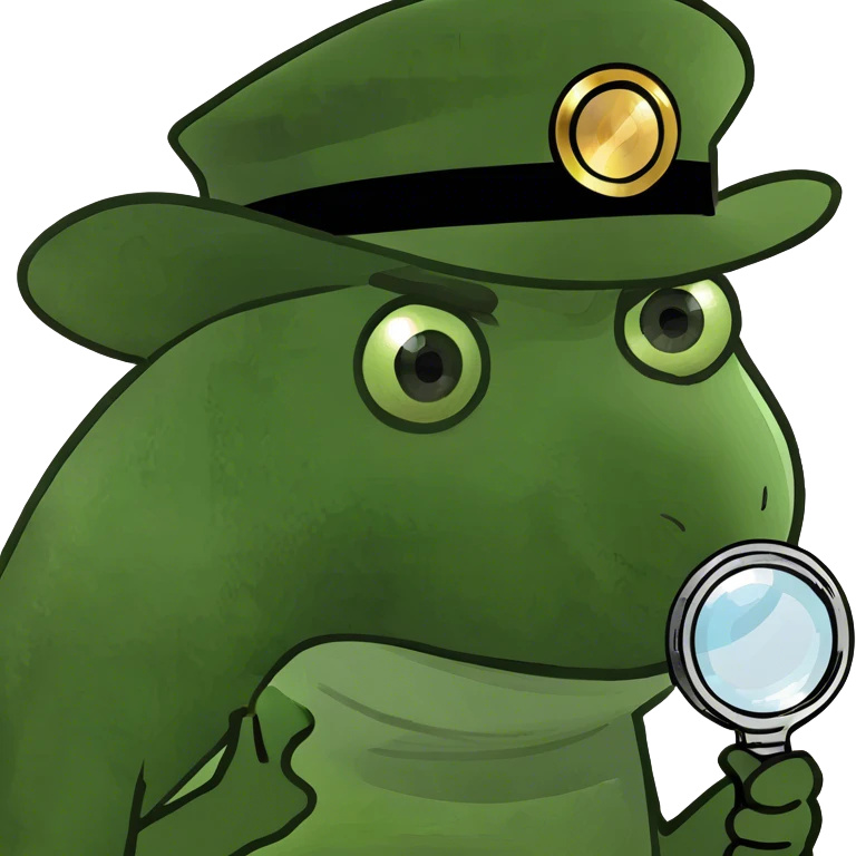 Detective with a tophat emoji