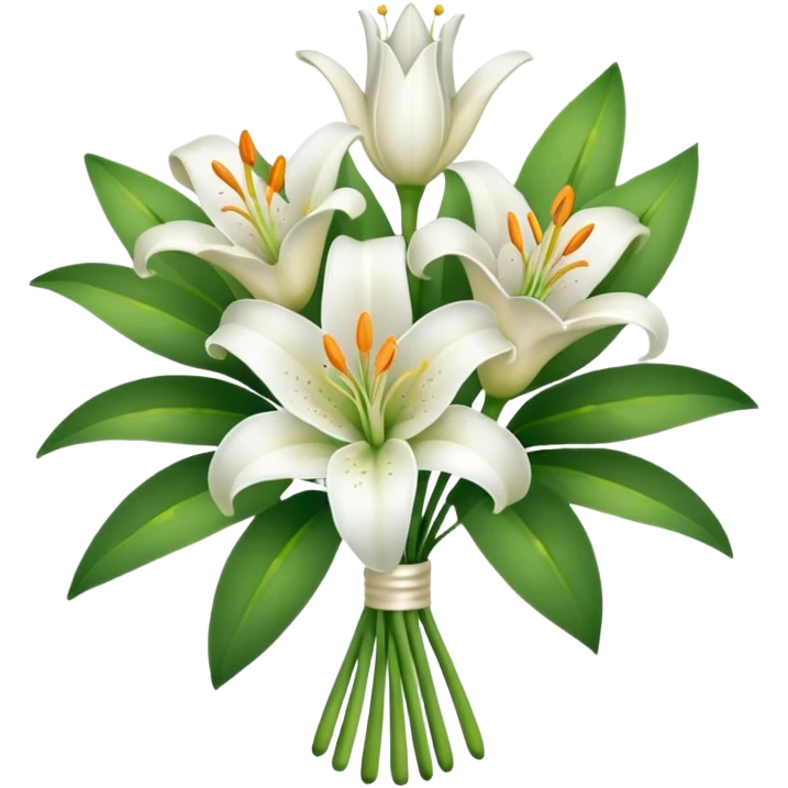 lilly bouquet  emoji