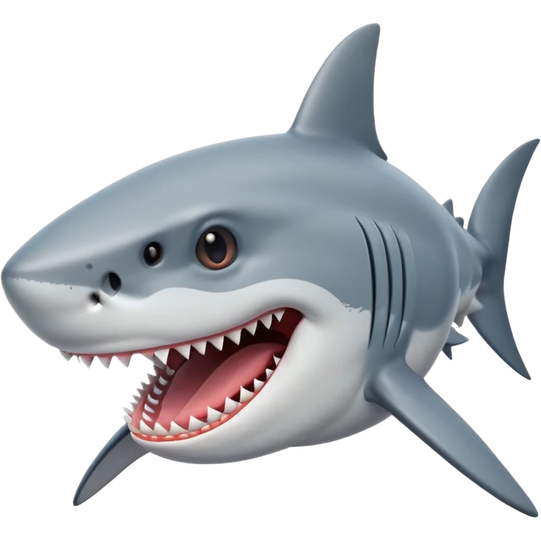 ปลาฉลาม แลบลิ้น emoji
