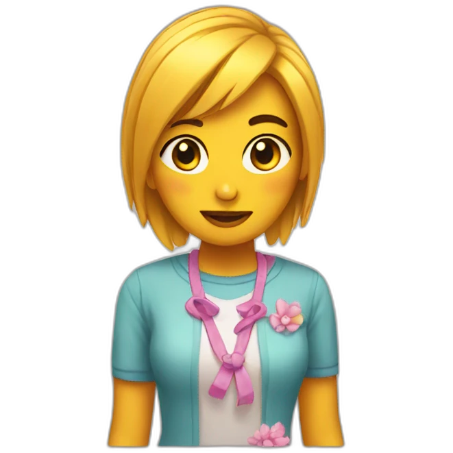 Chica emoji