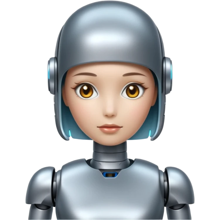 girl ai robot emoji