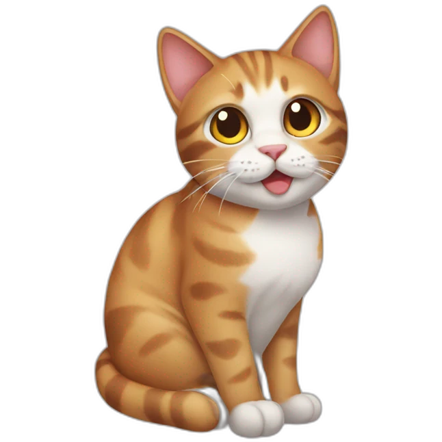 Cat cat emoji