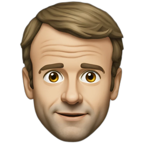 Realist Emmanuel Macron emoji