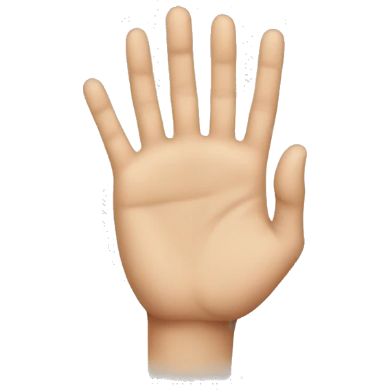 Hand click emoji