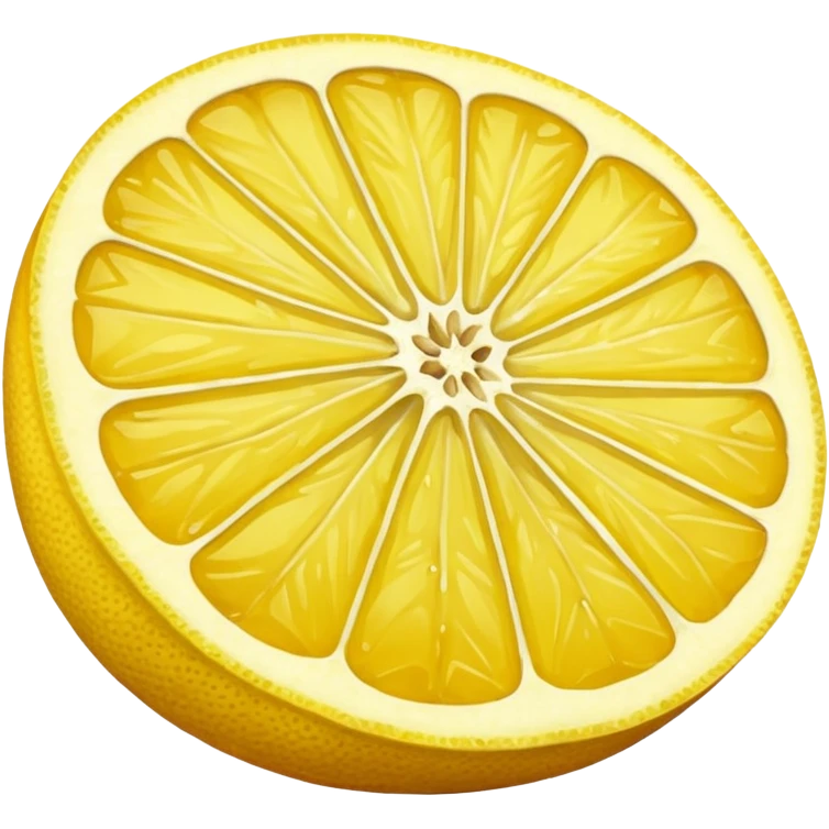 The leftovers of a lemon after making lemon juice emoji