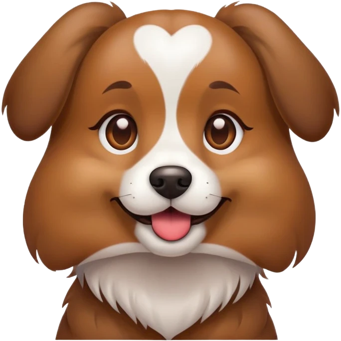 Dog with heart eyes emoji