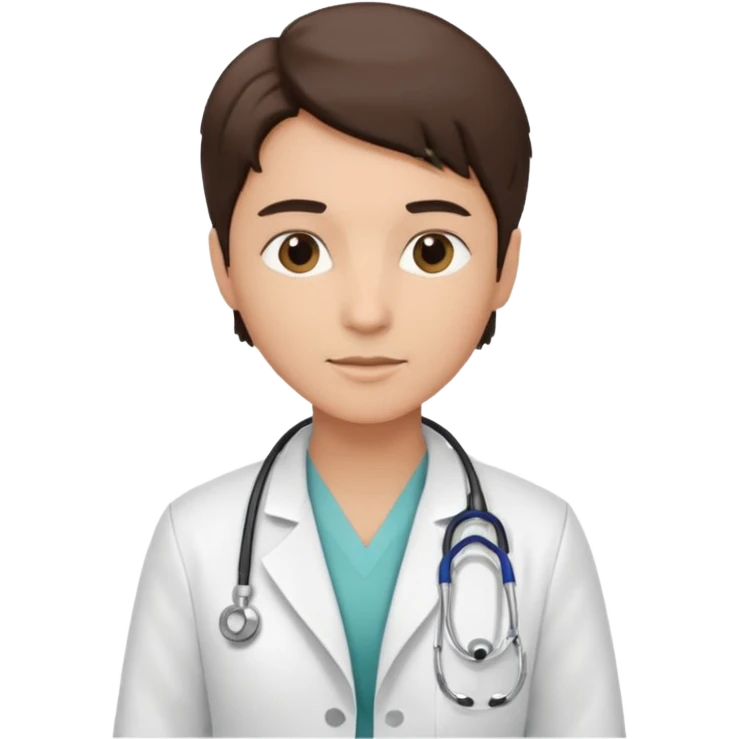 androgynous medium tone skin physician emoji