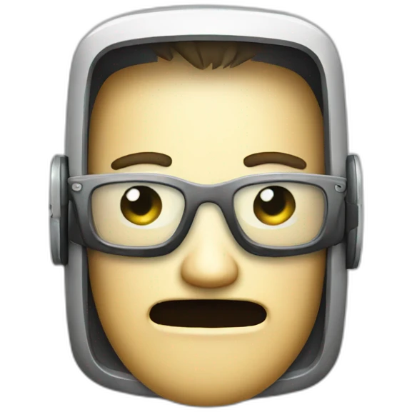 A hacker hack Phone emoji
