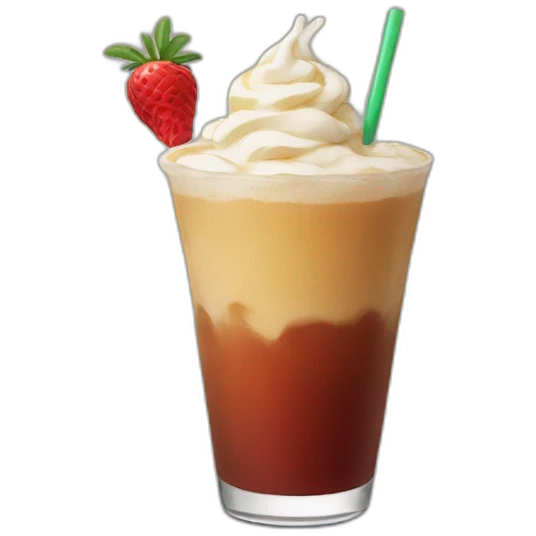 Red bull whiskey frappe emoji