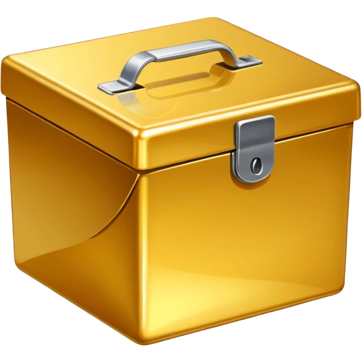 golden empty box emoji