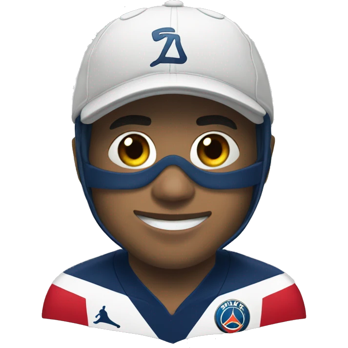 Mbappé with mask  emoji