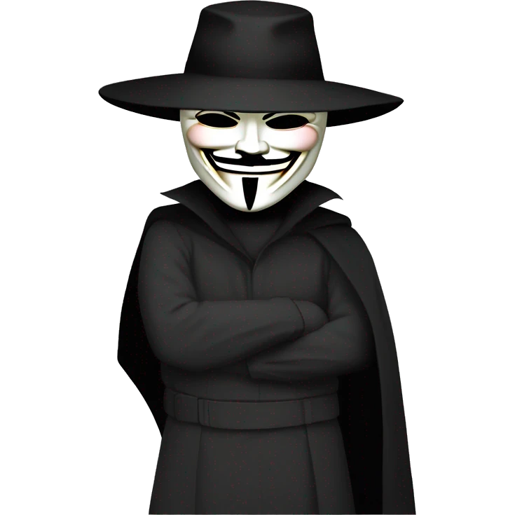 v is for vendetta emoji
