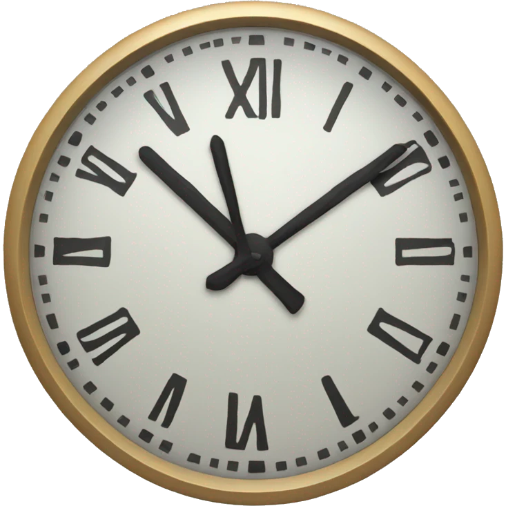 clock face emoji