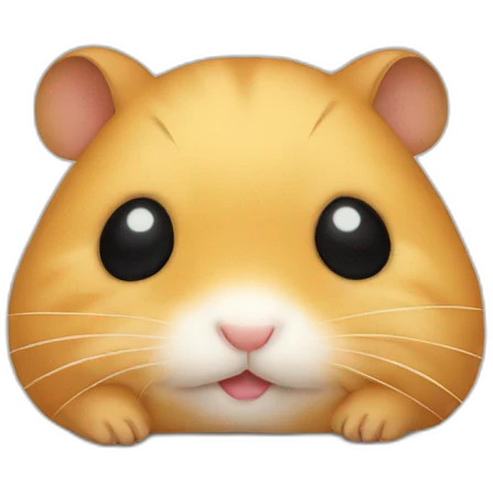 hampster covering his eyes emoji