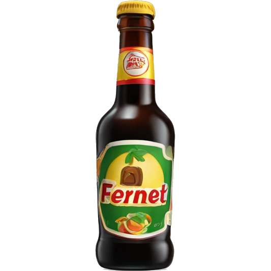 Fernet con coca en botella de plástico cortada emoji