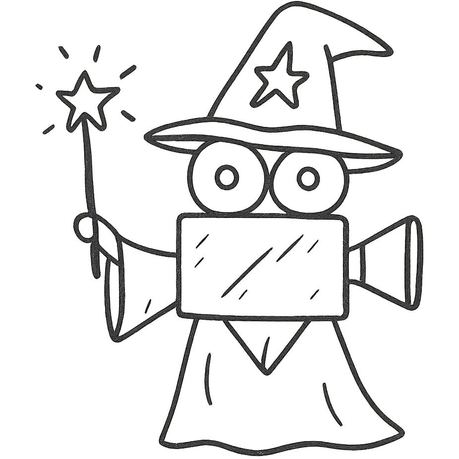 cinema camera wizard emoji