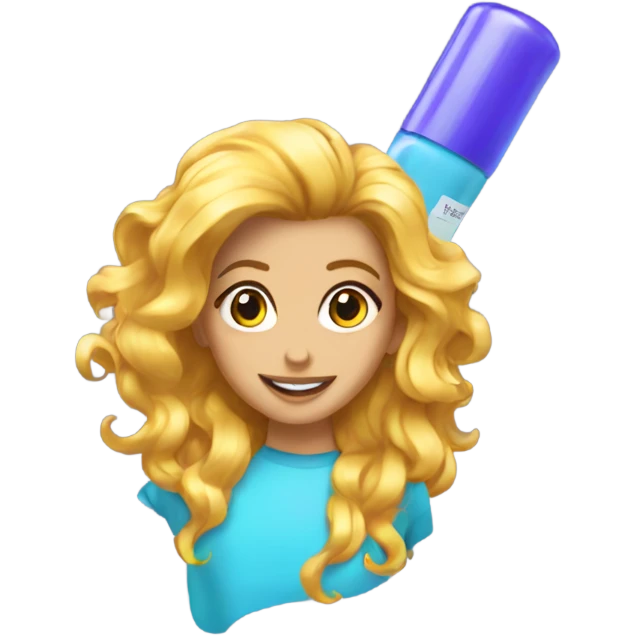 aquanet hair spray emoji