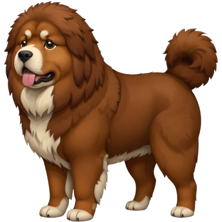 Tibetan mastiff emoji