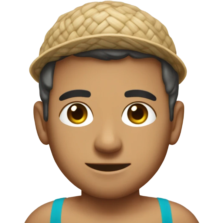 Frederick Nietche in beachwear emoji