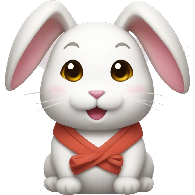 Bunny in japan  emoji