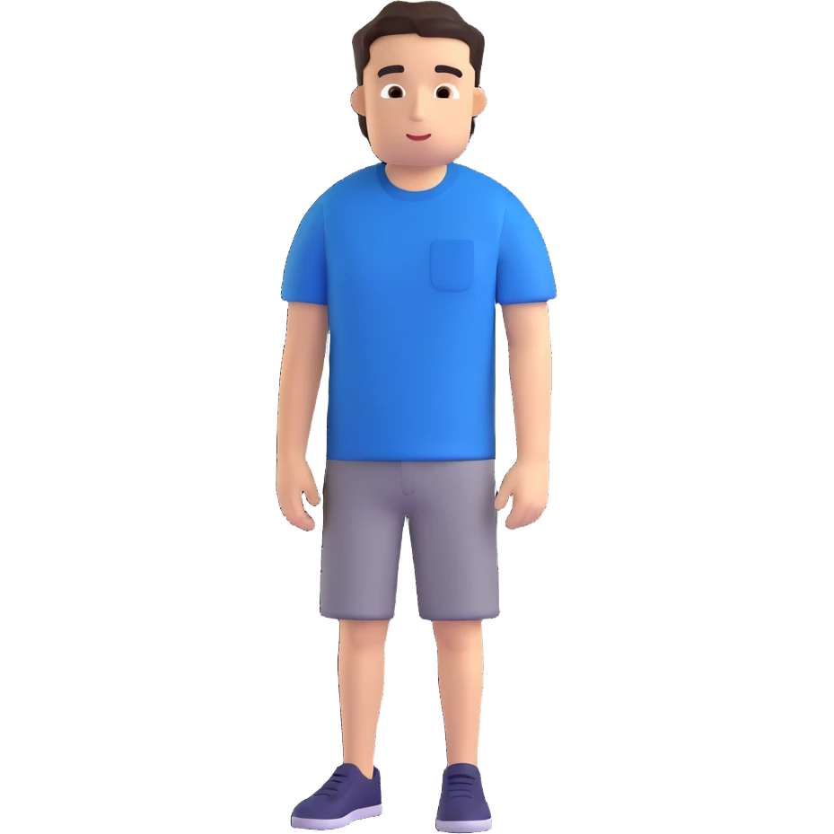 short sleeve tee shirt, deep blue, no markings emoji