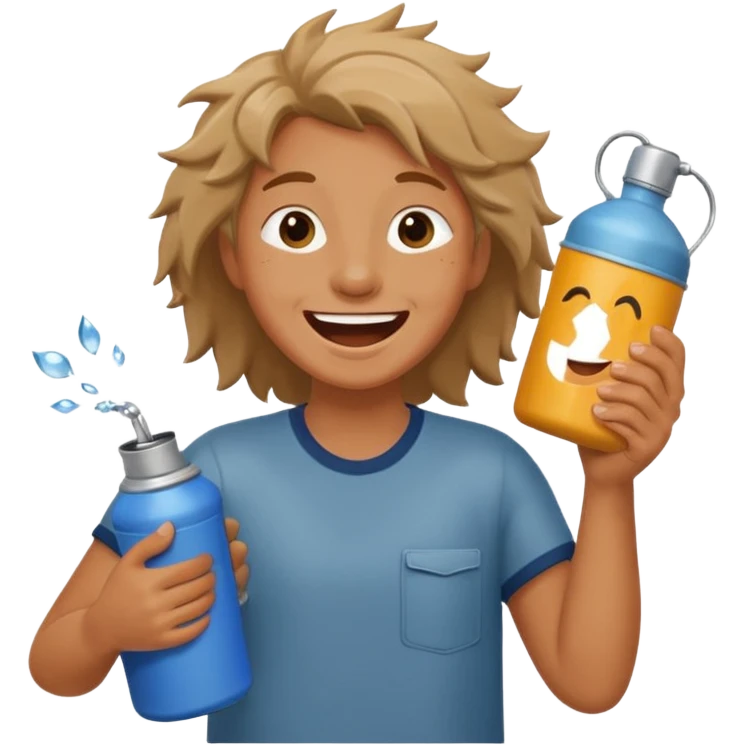 Drunk with a cutwater can  emoji