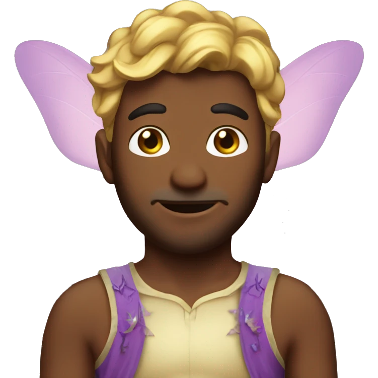 man in fairy costume emoji