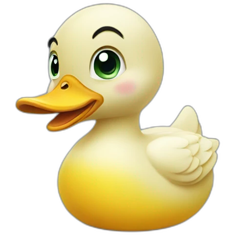Crying ducky emoji