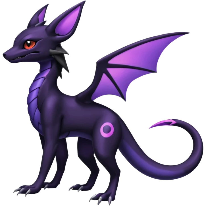 Umbreon-Salandit-Nargacuga-Noivern-fusion (Full body) emoji