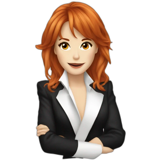 mylène farmer singing emoji