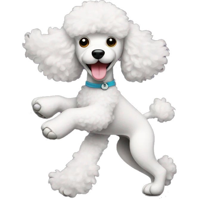 poodle dancing  emoji
