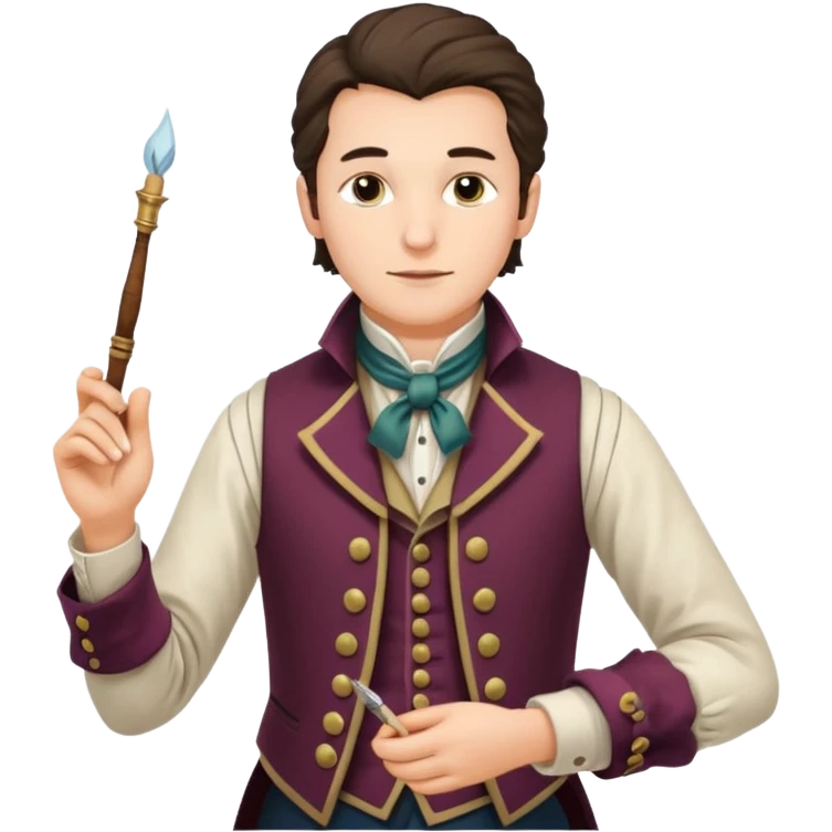 white townsman 18th century emoji